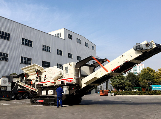 Wotetrack履帶式移動(dòng)破碎站，助力建筑垃圾資源化利用!