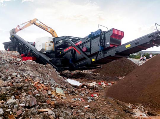 如何實現建筑垃圾循環(huán)利用？紅星移動破碎站助力再生能源高效生產