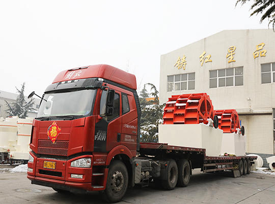 大雪剛過(guò)，紅星洗砂機(jī)“迫不及待”發(fā)往客戶手中