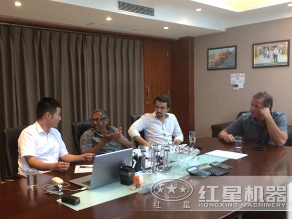 南非客戶來(lái)廠參觀洽談